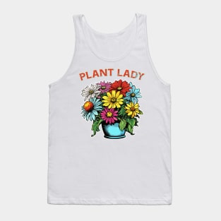 Plant Lady´s flower Pot Tank Top